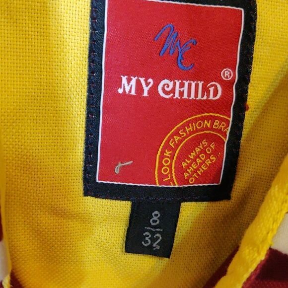 My Child Burgundy Button‎ Down Collared Shirt - Picture 2 of 8